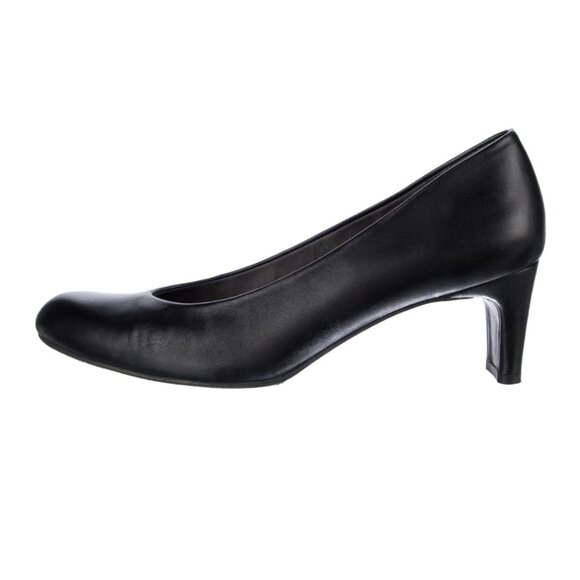Stuart Weitzman Black Leather Pumps Size 8.5 Buttery Soft Leather - Picture 1 of 6